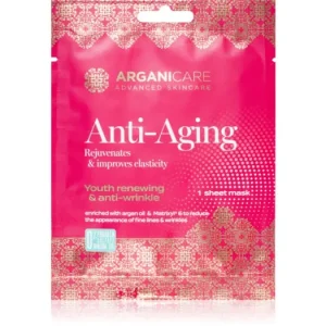 Azonnal elérhető ArganicareAnti-Aging Sheet Mask feszesítő arcmaszk