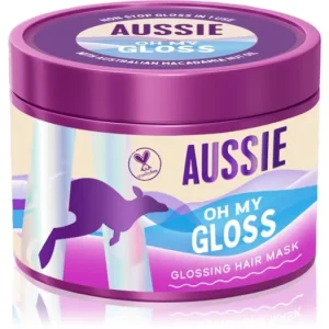 AussieOh My Gloss Glossing Hair Mask bőrvilágosító hidratáló maszk hajra Gyors kiszállítás
