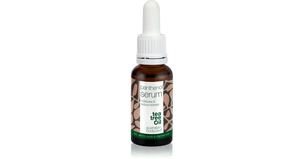Australian BodycareTea Tree Oil & Panthenol nyugtató és hidratáló szérum az érzékeny száraz bőrre Expressz kézbesítés