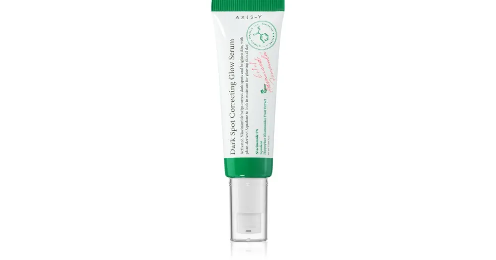 Legkelendőbb AXIS-Y6+1+1 Advanced Formula Dark Spot Correcting Glow Serum regeneráló és élénkítő szérum a hiperpigmentációs bőrre
