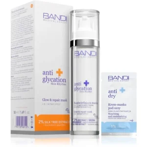 BANDIAnti Glycation regeneráló maszk 2 az 1-ben Árcsökkenés