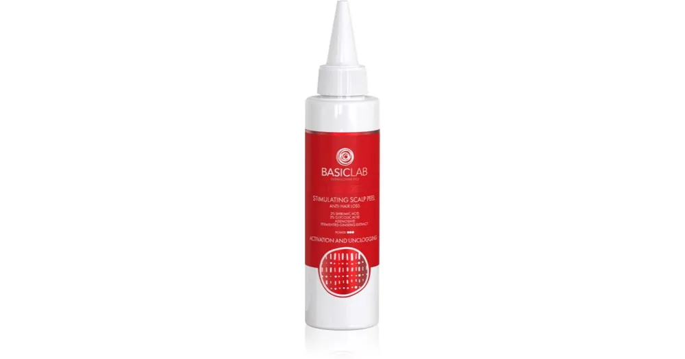 BasicLabDermocosmetics Trichologis élénkítő peeling hajhullás ellen Korlátozott ajánlat