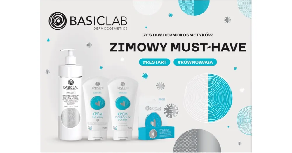 BasicLabDermocosmetics Winter Must-have ajándékszett a hideg és a szél ellen Biztonságos fizetés