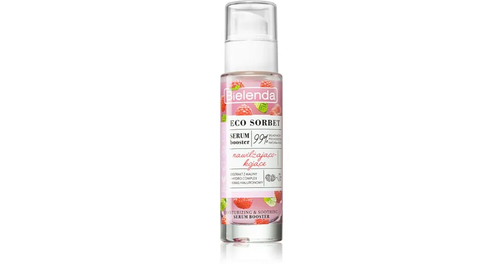 BielendaEco Sorbet Raspberry nyugtató és hidratáló szérum Ne maradj le