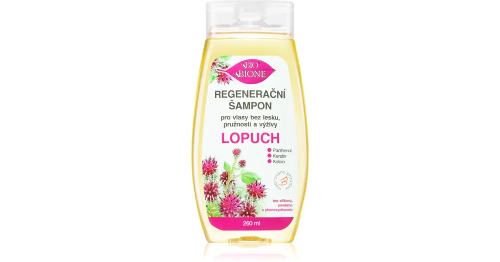 Népszerű Bione CosmeticsBurdock regeneráló sampon a fénylő és selymes hajért