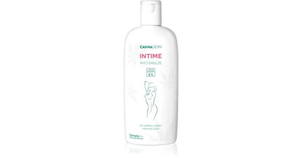 CannadermIntime Cleansing emulsion emulzió intim higiénára kender olajjal Legnépszerűbb