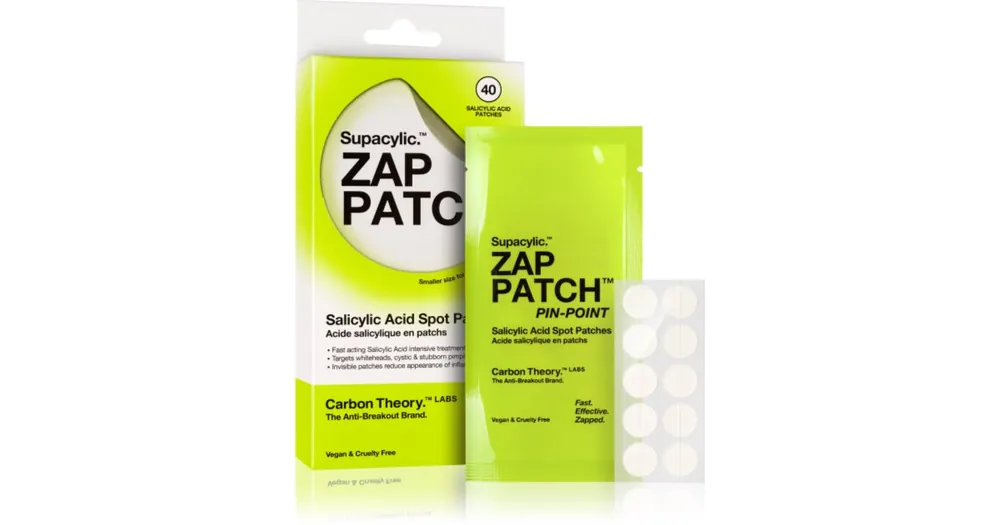 Carbon TheoryZap Patch Pin Point tapasz problémás bőrre pattanások ellen Utolsó esély