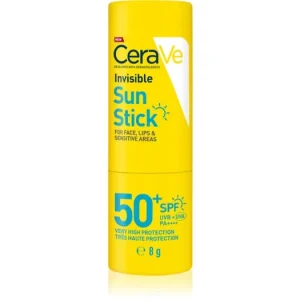 Azonnal elérhető CeraVeInvisible Sun Stick SPF 50+ napozóstift SPF 50+