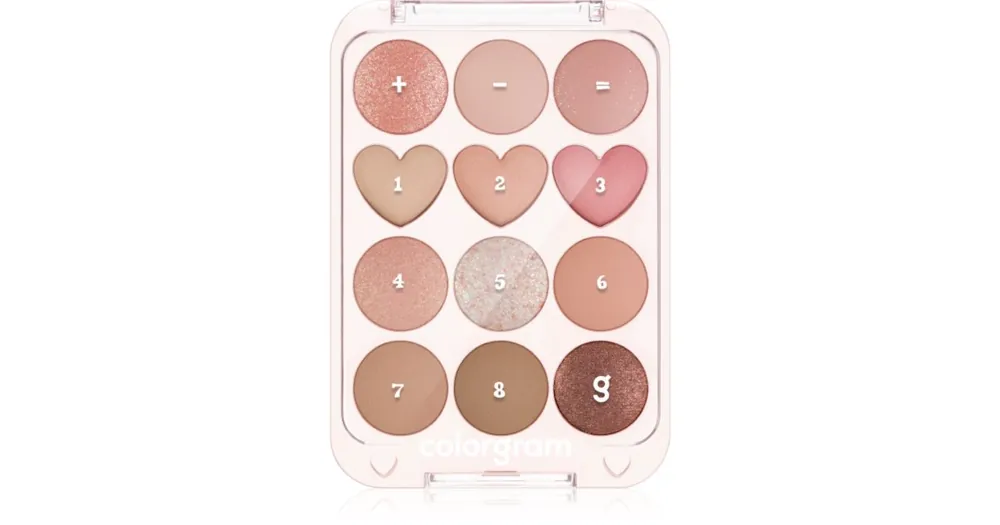 ColorgramPin Point Eyeshadow Palette szemhéjfesték paletta a tökéletes küllemért Vedd meg online