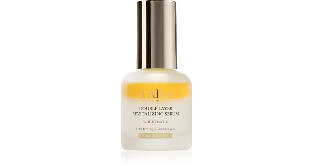 Kiárusítás d‘AlbaWhite Truffle Double Layer Revitalizing Serum revitalizáló arcszérum élénk és hidratált bőr