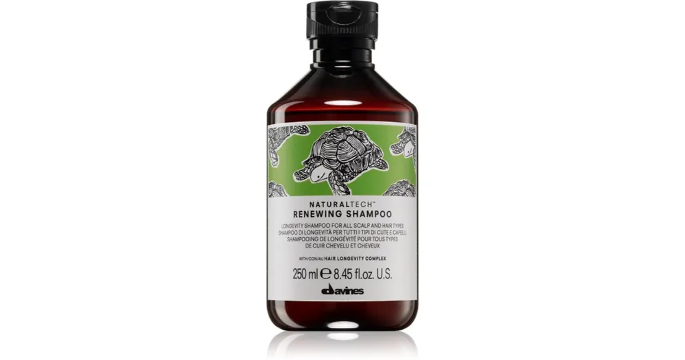 Vedd meg online DavinesNaturaltech Renewing Shampoo finom állagú sampon a fej bőrsejtjeinek megújítására
