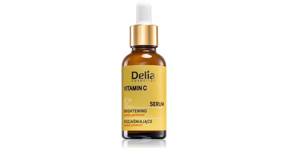 Expressz kézbesítés Delia CosmeticsVitamin C élénkítő szérum arcra, nyakra és dekoltázsra