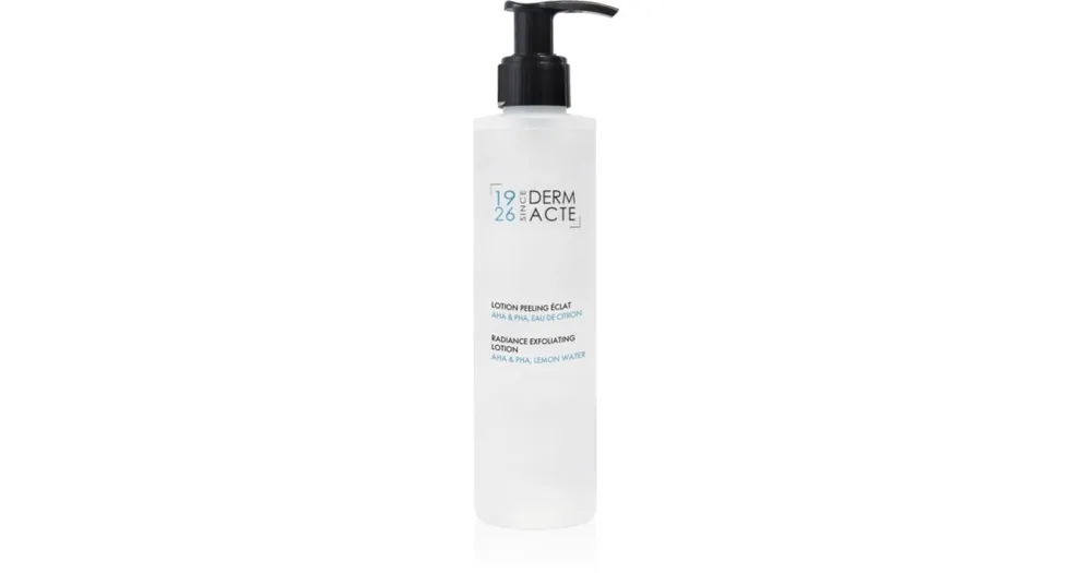 Olcsó DermActeExfoliate Radiance Exfoliating Lotion gyengéd hámlasztó tej az élénk bőrért