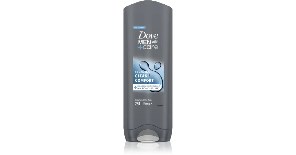 DoveMen+Care Clean Comfort tusfürdő gél arcra, testre és hajra Vedd meg most