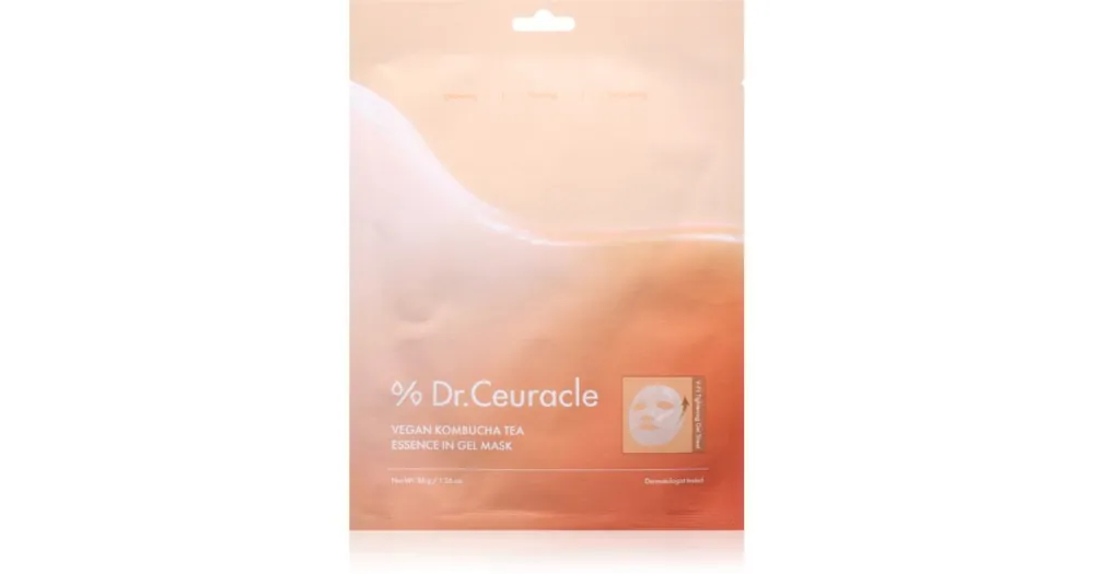 Szuper ajánlat Dr.CeuracleVegan Kombucha Tea Essence Gel Mask tápláló gézmaszk géles textúrájú