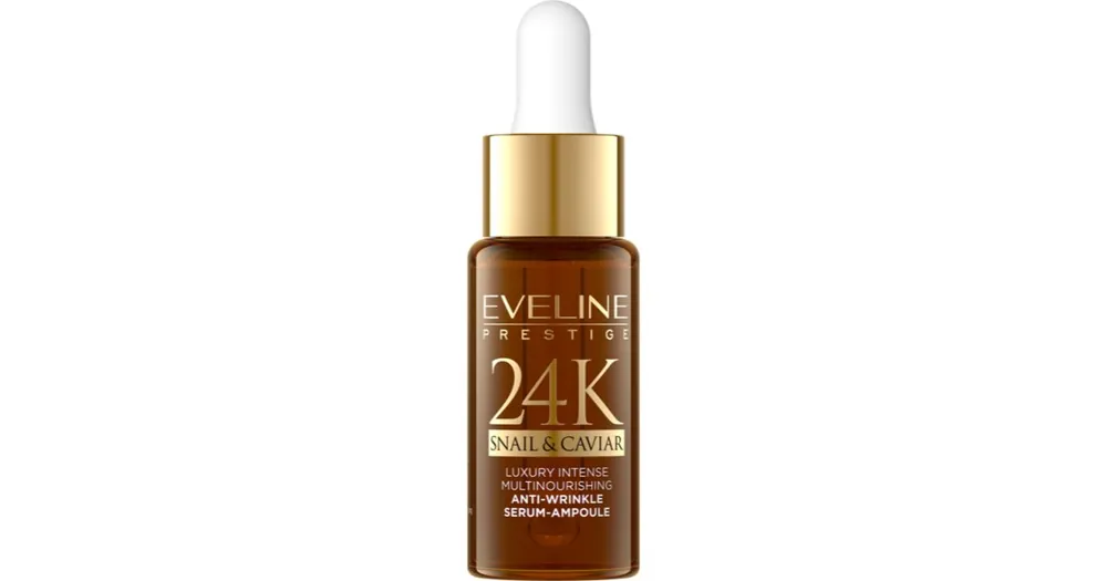 Nézd meg most Eveline Cosmetics24K Snail & Caviar ránctalanító szérum csigakivonattal