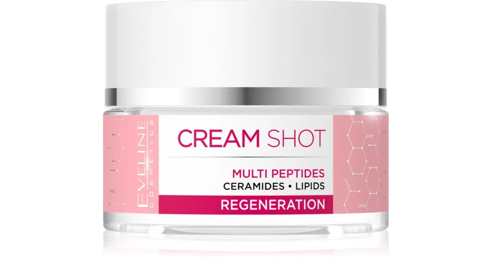 Olcsó Eveline CosmeticsCream Shot Multi Peptides regeneráló krém az öregedés jelei ellen