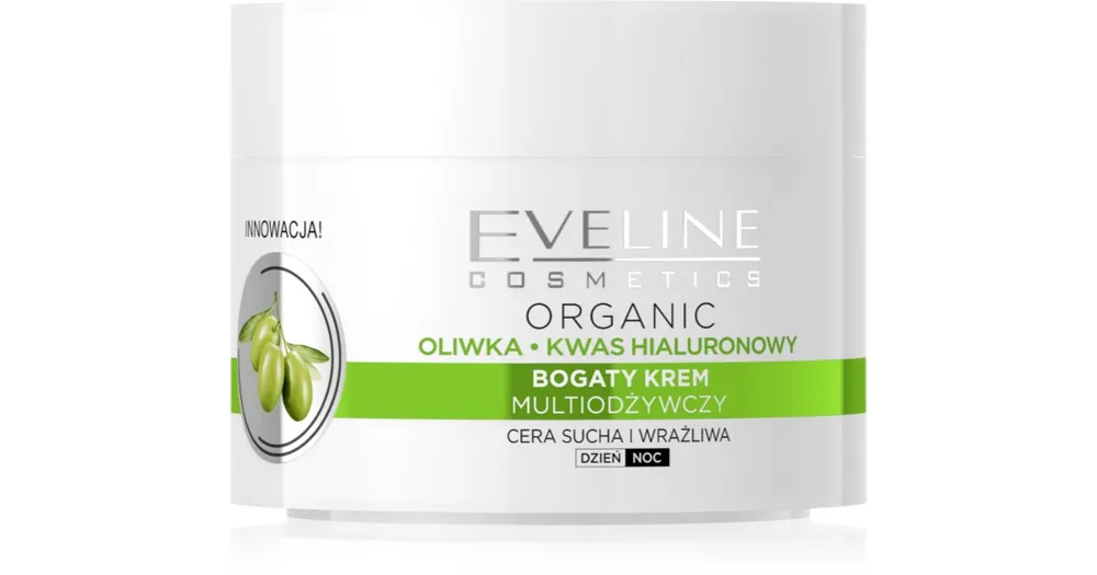 Eveline CosmeticsGreen Olive nappali és éjszakai hidratáló krém ránctalanító hatással olíva kivonattal Kedvezmény