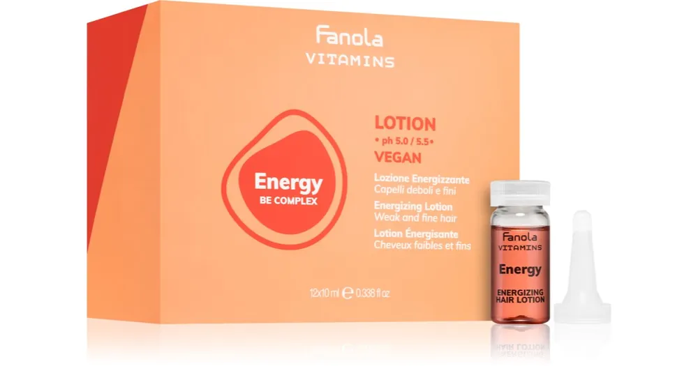 Alacsony ár FanolaVitamins Energizing Lotion energizáló szérum a ritkuló hajra