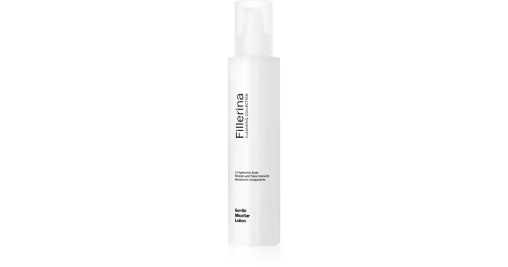 FillerinaCleansing Gentle Micellar Lotion gyengéd micellás víz minden bőrtípusra, beleértve az érzékeny bőrt is Alacsony ár