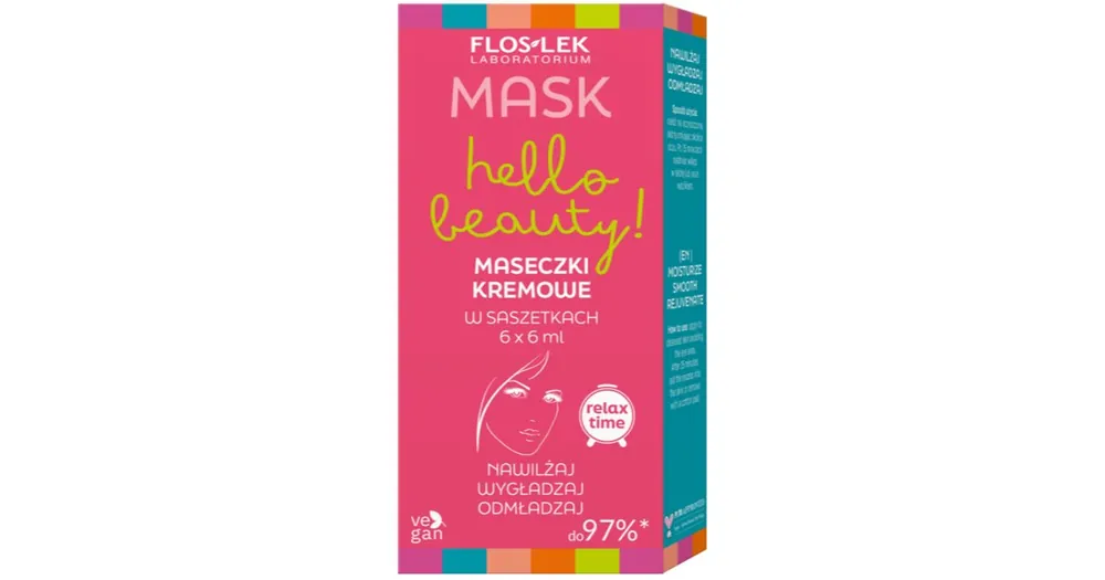 Újdonság Floslek LaboratoriumHello beauty! Set ajándékszett arcpakolás felvitelére