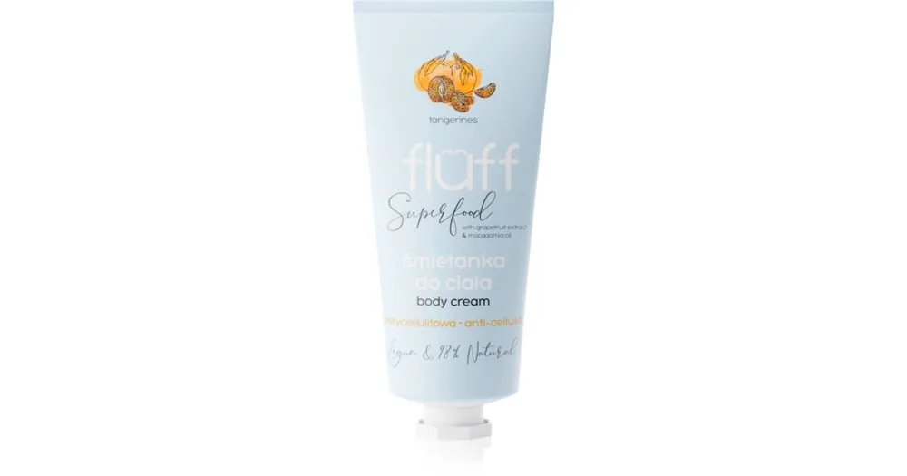 FluffSuperfood Tangerines anti-cellulitisz testápoló krém Vedd meg most