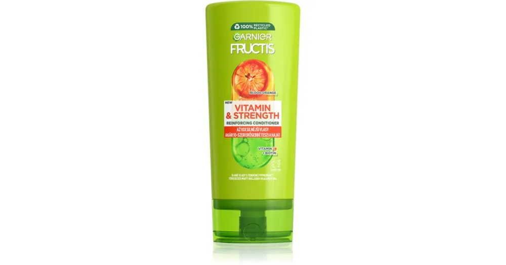 Rendeld meg most GarnierFructis Vitamin & Strength erősítő balzsam