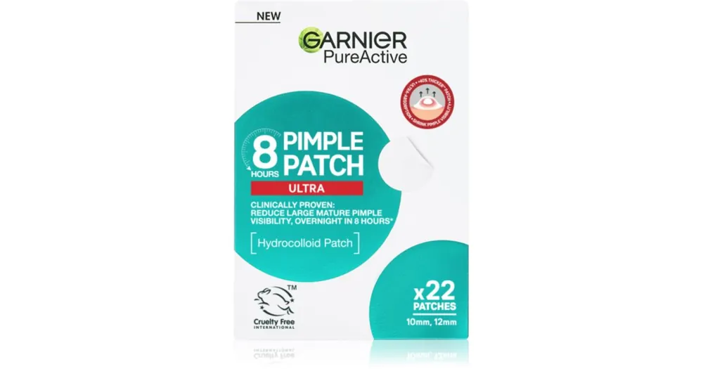 Biztonságos fizetés GarnierPure Active Pimple Patch Ultra tapasz problémás bőrre pattanások ellen