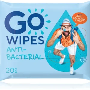Vásárlói kedvenc GoWipesAntibacterial frissítő nedves törlőkendők antibakteriális hatású