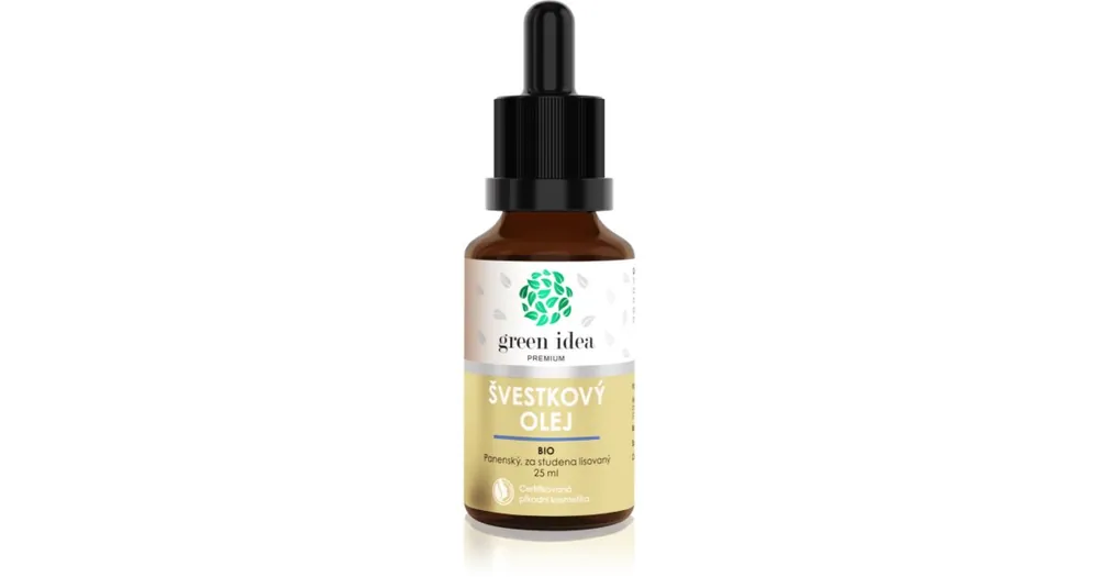 Árengedmény Green IdeaOrganic plum oil szilvamagolaj hidegen sajtolt
