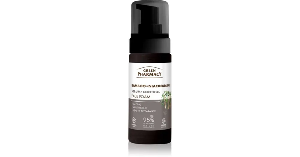 Green PharmacyBamboo & Niacinamide Face Foam arctisztító hab Exkluzív ajánlat