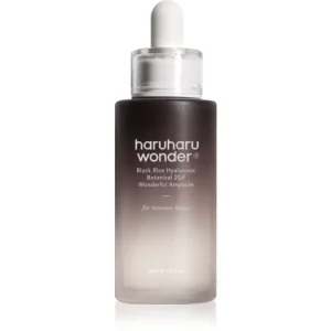 Biztonságos fizetés Haruharu WonderBlack Rice Hyaluronic Botanical 2GF Wonderful Ampoule Ránctalanító és hidratáló szérum nyugtató hatással