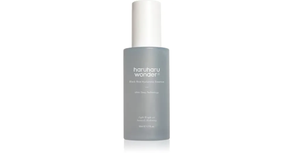 Haruharu WonderBlack Rice Hyaluronic Essence hidratáló esszencia az arcbőr regenerálásáért és táplálásáért Kedvezményes ár