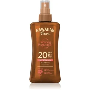 Hawaiian TropicGlowing Protection Dry Oil Spray hidratáló napozó gél SPF 20 Kihagyhatatlan ajánlat