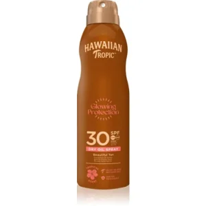 Hawaiian TropicGlowing Protection Dry Oil Spray száraz napozó olaj spray formában SPF 30 Expressz kézbesítés