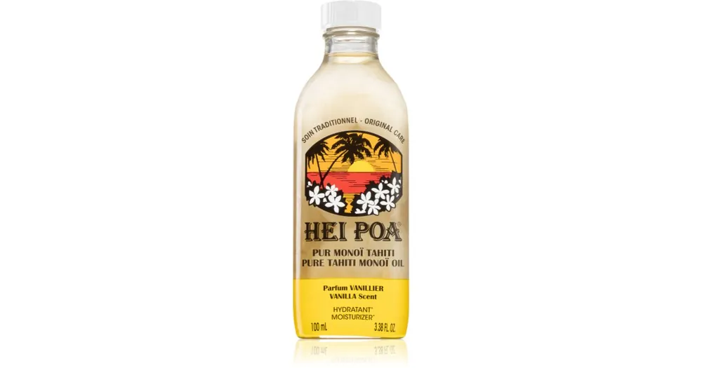 Csak ma Hei PoaPure Tahiti Monoï Oil Vanilla multifunkcionális olaj testre és hajra