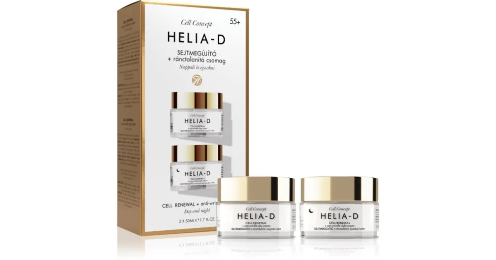 Nézd meg most Helia-DCell Concept takarékos kiszerelés a bőr fiatalításáért
