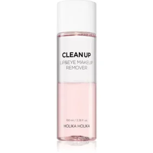 Végkiárusítás Holika HolikaClean Up kétrétegű smink lemosó az érzékeny arcbőrre és szemekre