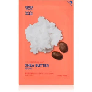 Holika HolikaPure Essence Shea Butter mélyhidratáló és tápláló arcmaszk Kiárusítás