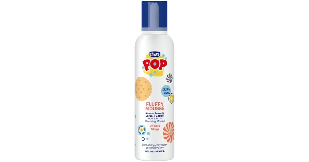 ChiccoPOP Fluffy Mousse Hair and Body hab testre és hajra Csak ma