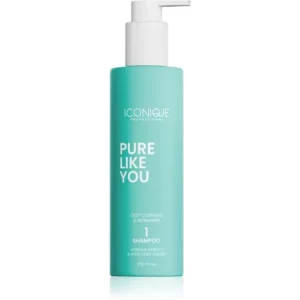 ICONIQUE ProfessionalPURE LIKE YOU Deep Cleansing & Refreshing Shampoo mélyen tisztító sampon zsíros fejbőrre Különleges ajánlat