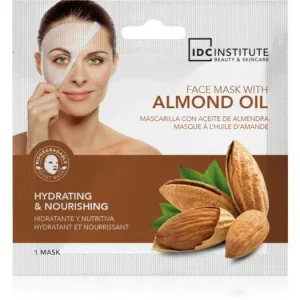 Akciós ár IDC InstituteAlmond Oil egyszer használatos fátyolmaszk arcra