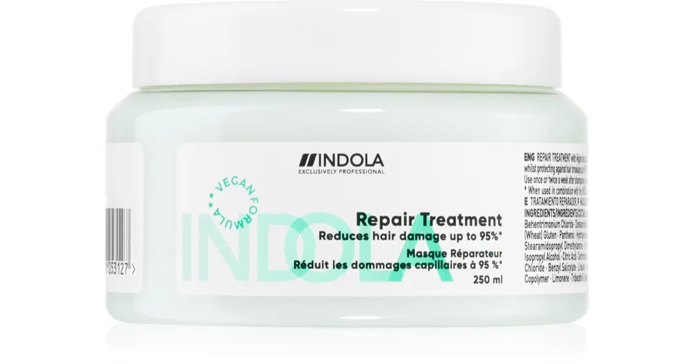Népszerű IndolaRepair Treatment tápláló ápolás a károsult hajra