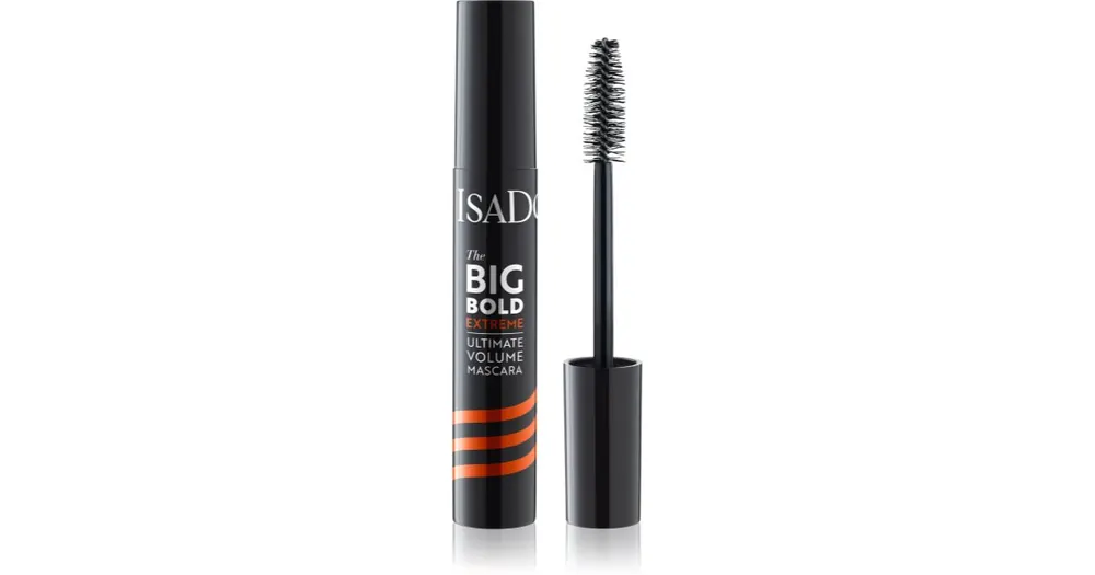 IsaDoraThe Big Bold Extreme Ultimate Volume Mascara Intenzív fekete az extrém hosszúságért Azonnali szállítás
