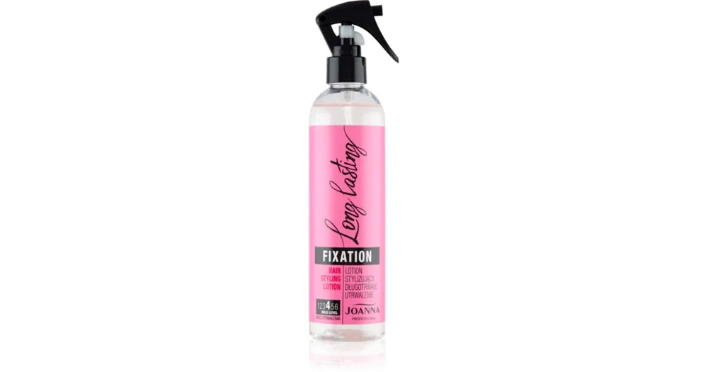 Azonnali szállítás JoannaProfessional Fixation spray a hajra közepes fixálással
