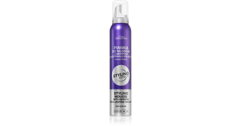 Azonnali szállítás JoannaStyling Effect hajhab keratinnal