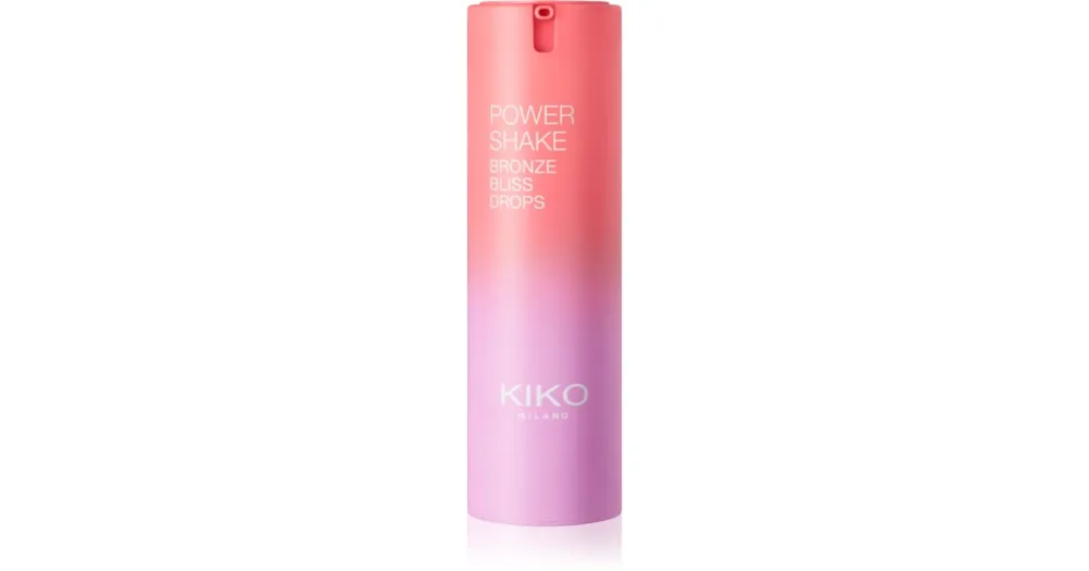 KIKO MilanoPower Shake Bronze Bliss Drops önbarnító cseppek az arcra Árcsökkenés