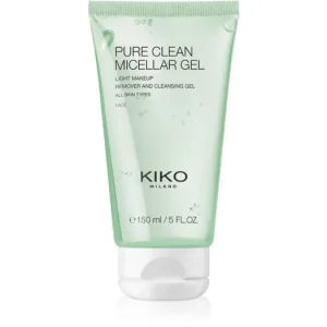 Azonnal elérhető KIKO MilanoPure Clean Micellar Gel micellás sminklemosó gél az arcra és a szemekre