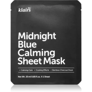 Ne maradj le KlairsMidnight Blue Calming Sheet Mask nyugtató hatású gézmaszk