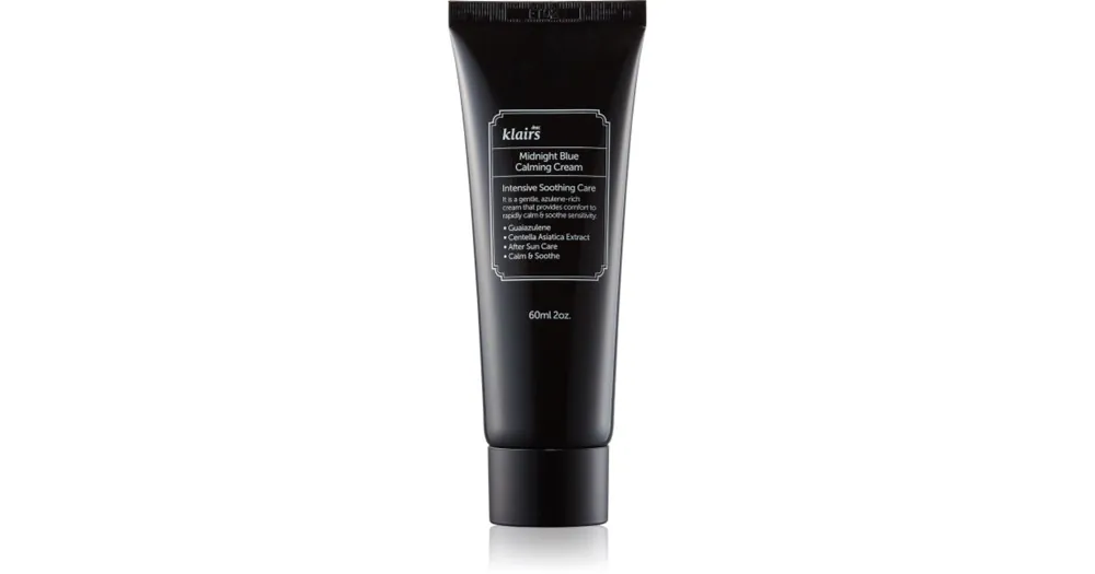 Prémium KlairsMidnight Blue Calming Cream nyugtató napozás utáni krém az érzékeny, vörösödésre hajlamos bőrre